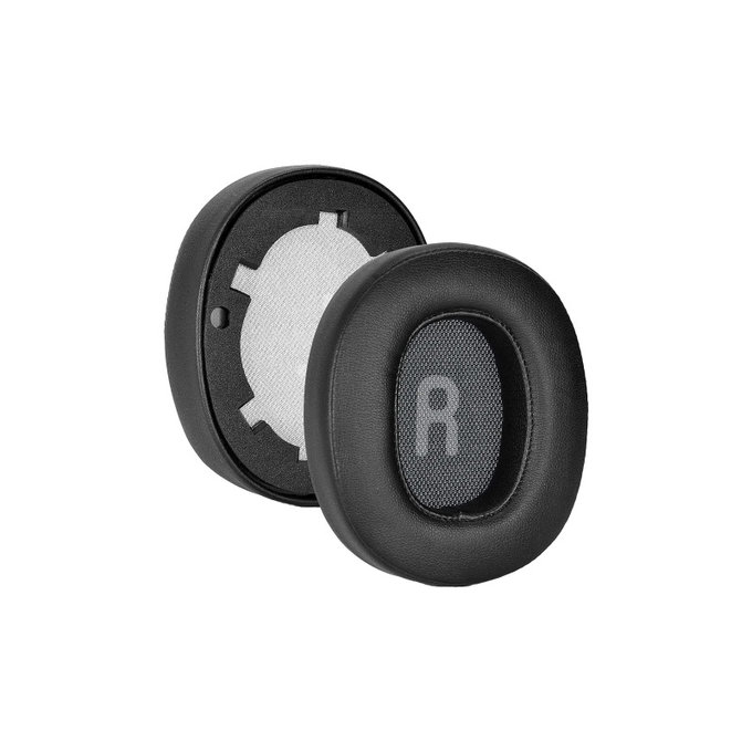 Cuscinetti auricolari di ricambio per JBL Tune 700BT, T750BT, Memory foam and PU leather, Black, 1 paio