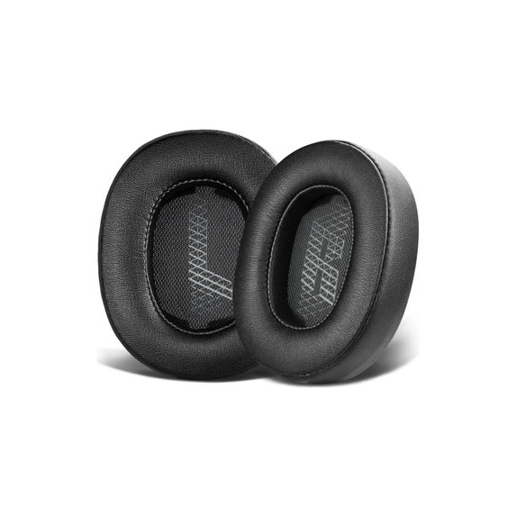 Cuscinetti auricolari di ricambio per JBL Live 500BT, 500BTNC, Memory foam and PU leather, Black, 1 paio