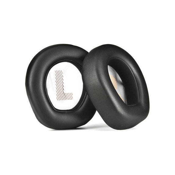 Cuscinetti auricolari di ricambio per JBL Quantum Q200, Q300, Memory foam and PU leather, Black, 1 paio