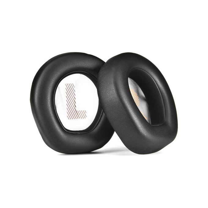 Cuscinetti auricolari di ricambio per JBL Quantum Q200, Q300, Memory foam and PU leather, Black, 1 paio