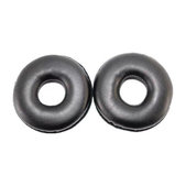 Cuscinetti auricolari di ricambio per Logitech H600, H390, H609, Memory foam and PU leather, Black, 1 paio