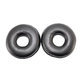 Cuscinetti auricolari di ricambio per Logitech H600, H390, H609, Memory foam and PU leather, Black, 1 paio