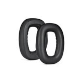Cuscinetti auricolari di ricambio con magnete per Logitech Astro A30, Memory foam and PU leather, Black, 1 paio