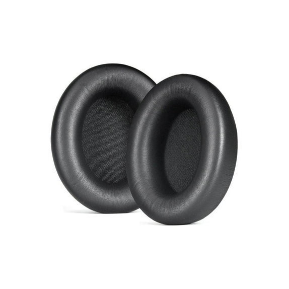Cuscinetti auricolari di ricambio per Beats Studio Pro, Memory foam and PU leather, Black, 1 paio
