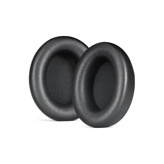 Cuscinetti auricolari di ricambio per Beats Studio Pro, Memory foam and PU leather, Black, 1 paio