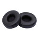 Cuscinetti auricolari di ricambio per Beats Solo 2, 3, Memory foam and Leather, Black, 1 paio