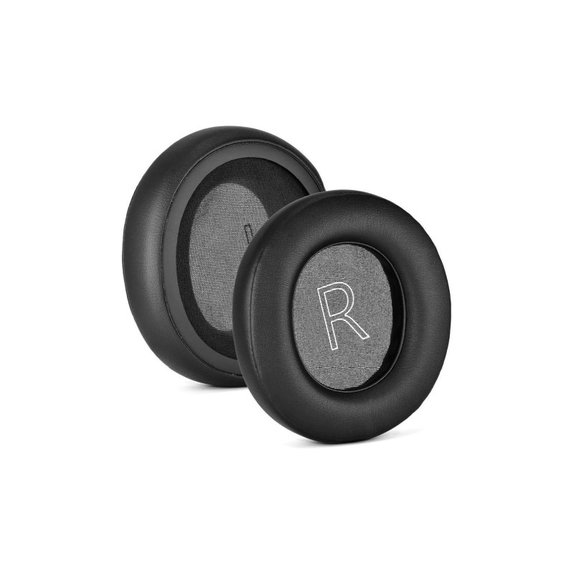 Cuscinetti auricolari di ricambio per Microsoft Xbox seriess, Memory foam and PU leather, Black, 1 paio