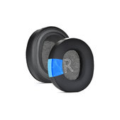 Cuscinetti auricolari di ricambio per Microsoft Xbox seriess, Memory foam and PU leather + Textile, Black, Cooling Gel, 1 paio