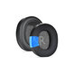 Cuscinetti auricolari di ricambio per Microsoft Xbox seriess, Memory foam and PU leather + Textile, Black, Cooling Gel, 1 paio