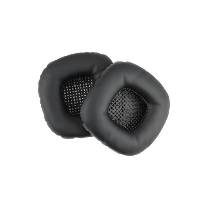 Cuscinetti auricolari di ricambio per Marshall Major V, Memory foam and Leather, Black, 1 paio