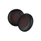Cuscinetti auricolari di ricambio per Plantronics Voyager Focus UC, PU Leather, Black, 1 paio