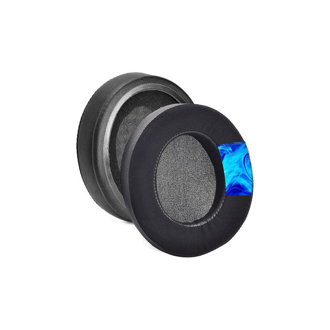 Cuscinetti auricolari di ricambio per Razer Nari 7.1 THX, Memory foam + Cooling Gel Fabric, Black, 1 paio