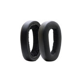 Cuscinetti auricolari di ricambio per Sennheiser GSP500, GSP600, Memory foam and PU leather, Black, 1 paio