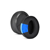 Cuscinetti auricolari di ricambio per Sennheiser HD4.50, Memory foam, Textile and Leather, Black, Cooling Gel, 1 paio