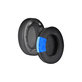 Cuscinetti auricolari di ricambio per Sony WH-1000XM4, Memory foam, Textile and Leather, Black, Cooling Gel, 1 paio