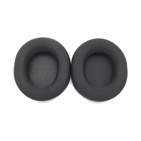 Cuscinetti auricolari di ricambio per Steelseriess Arctics 1, 3, 5, 7, 9 Pro, Memory foam and Textile, Black, 1 paio