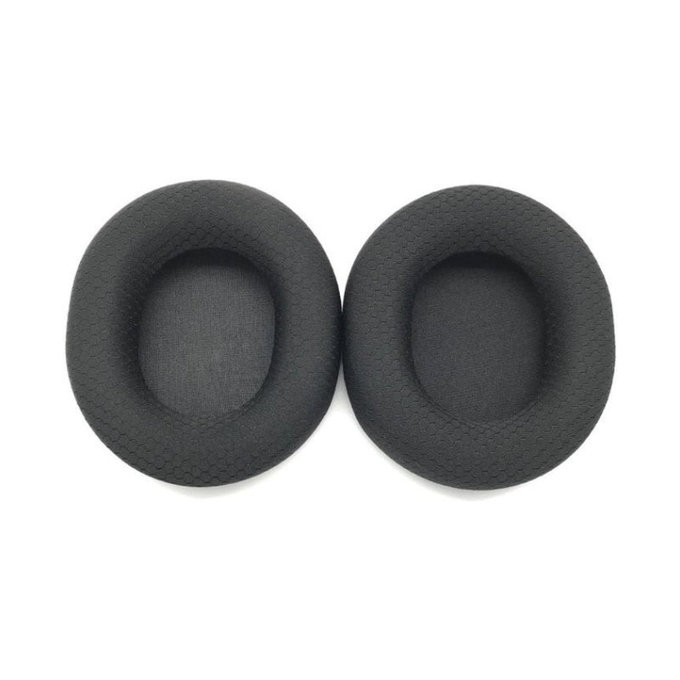 Cuscinetti auricolari di ricambio per Steelseriess Arctics 1, 3, 5, 7, 9 Pro, Memory foam and Textile, Black, 1 paio