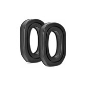 Cuscinetti auricolari di ricambio per Walker’s Razor (XCEL/Digital/BT/XTRM), Memory foam and Leather, Black, Cooling Gel, 1 paio