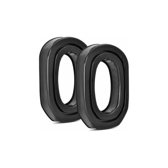 Cuscinetti auricolari di ricambio per Walker’s Razor (XCEL/Digital/BT/XTRM), Memory foam and Leather, Black, Cooling Gel, 1 paio