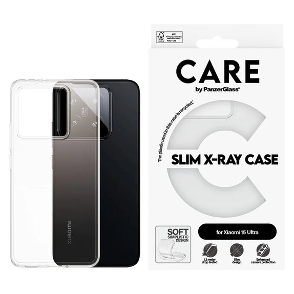 Custodia X-Ray per Xiaomi 15 Ultra, Trasparente, PanzerGlass