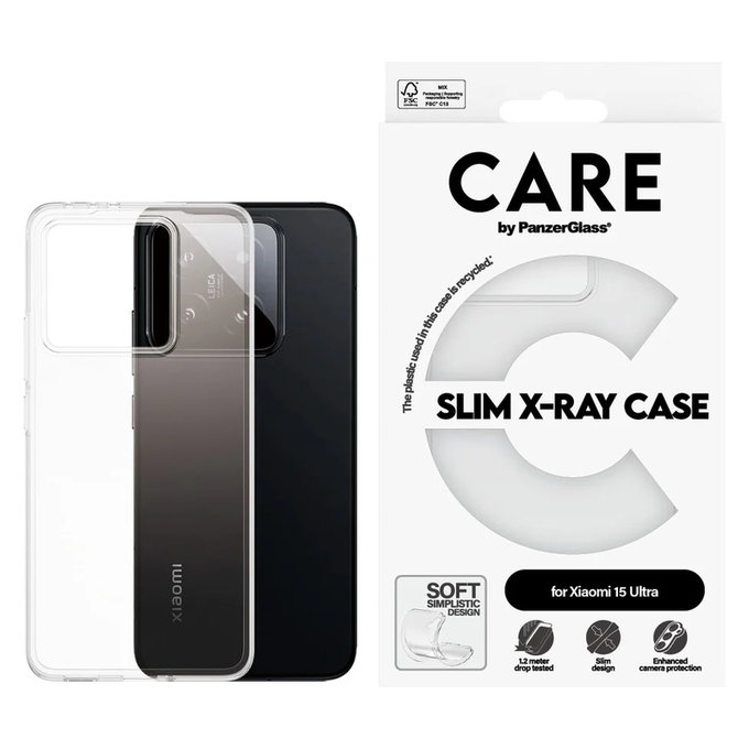 Custodia X-Ray per Xiaomi 15 Ultra, Trasparente, PanzerGlass