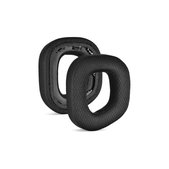 Cuscinetti auricolari di ricambio per Corsair HS80, Memory foam + Velour, Black, 1 paio