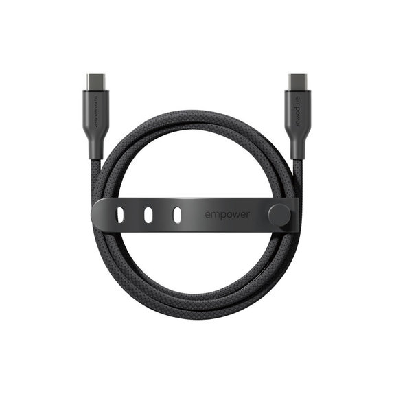 Cavo USB-C, 60 W, Racing, 1, 2 m, Space Black, PanzerGlass