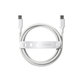Cavo USB-C, 60 W, Racing, 1,2 m, Silver White, PanzerGlass