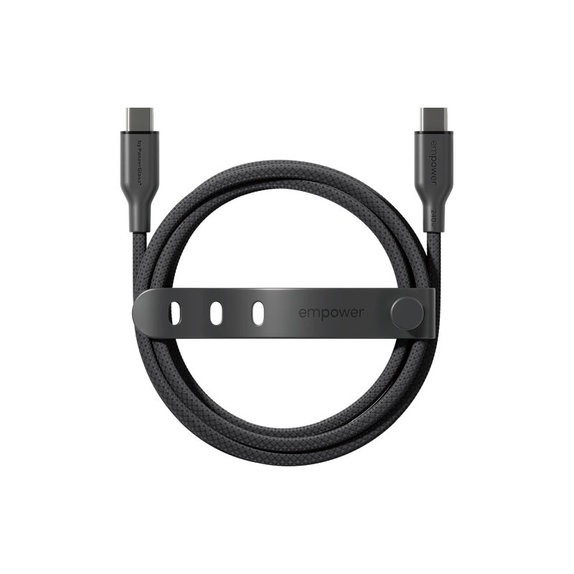 Cavo USB-C, 240 W, Racing, 1, 2 m, Space Black, PanzerGlass