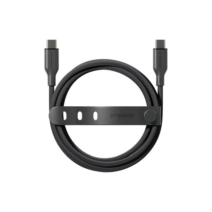 Cavo USB-C, 240 W, Racing, 2 m, Space Black, PanzerGlass