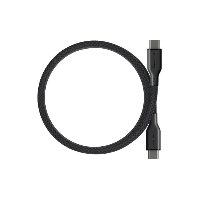 Cavo USB-C, 240 W, Magnetic, 1, 5 m, Space Black, PanzerGlass