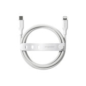 Cavo USB-C/Lightning, 60 W, Racing, 1, 2 m, Bianco argento, PanzerGlass