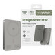 PowerBank wireless 10000 mAh, 20 W, compatibile con MagSafe, Qi2/USB-C, Titanio, empower