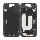 Telaio centrale con pulsanti di accensione, volume e fotocamera per iPhone 16, Black