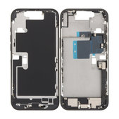 Telaio centrale con pulsanti di accensione, volume e fotocamera per iPhone 16 Pro Max, Black Titanium