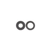Lente fotocamera posteriore con frame 2 pz per iPhone 17, Black