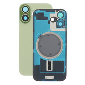 Vetro della scocca posteriore per iPhone 17, Sage, con lente fotocamera, piastra metallica e magneti MagSafe