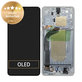 Schermo per Samsung S25 Edge, Titanium Silver, Vetro touch con cornice, GH82-37224A, Genuine Service Pack