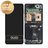 Schermo per Samsung Z Flip 7 F766B, Jetblack, Vetro touch con cornice, GH82-37581C, Genuine Service Pack