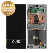 Schermo per Samsung Z Flip 7 F766B, Mint, Vetro touch con cornice, GH82-37581E, Genuine Service Pack