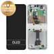 Schermo per Samsung Z Flip 7 FE F761B, White, Vetro touch con cornice, GH82-37734B, Genuine Service Pack
