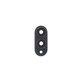 Lente fotocamera posteriore con frame per Samsung S25 Edge, Titanium Jetblack