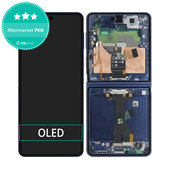 Schermo OLED per Samsung Z Flip 7 F766B, Blue Shadow, Vetro touch con cornice