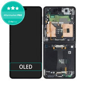 Schermo OLED per Samsung Z Flip 7 F766B, Jetblack, Vetro touch con cornice
