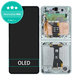Schermo OLED per Samsung Z Flip 7 F766B, Mint, Vetro touch con cornice