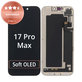 Schermo per iPhone 17 Pro Max, Vetro touch con cornice, Refurbished