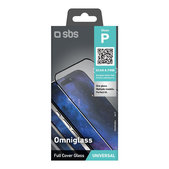 Vetro temperato universale Omniglass P, Nero, SBS