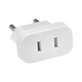 Adattatore spina US a EU, 220V, White