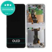 Schermo per Samsung Z Flip 6 F741B, Light Blue, Vetro touch con cornice, GH82-35014C, Genuine Service Pack