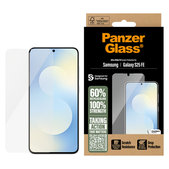 Vetro temperato UWF con applicatore per Samsung Galaxy S25 FE, Trasparente, PanzerGlass
